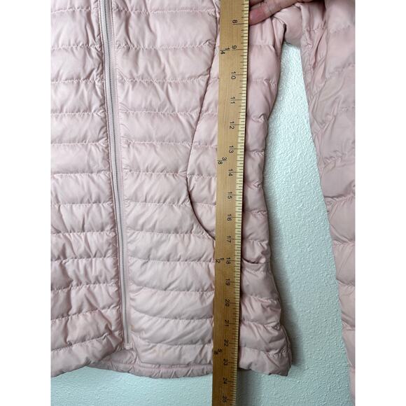 Lululemon Pack It Down Pink Puffer Hooded Jacket with Bag - Picture 14 of 16